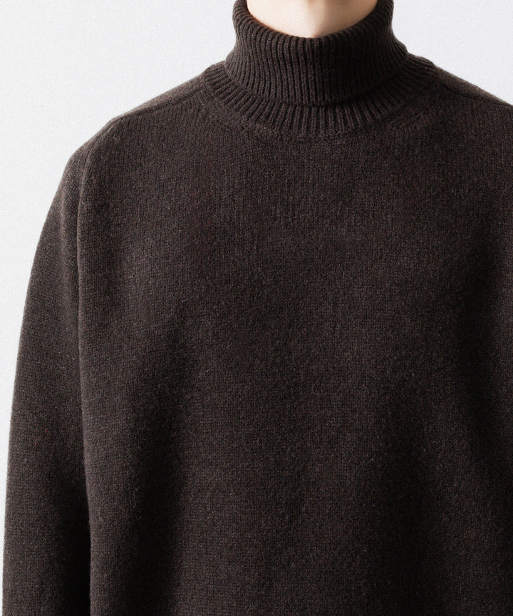 ssstein(シュタイン)のEXTRA FINE WOOL WARM KNIT TURTLE NECK LS - DARK BROWNの公式通販サイトsession福岡セレクトショップ