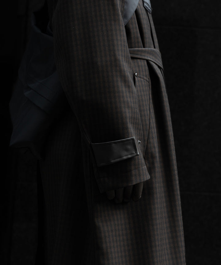 【stein】シュタイン 24SS OVERSIZED BALMACAAN COAT - GINGHAM sessionセッション福岡セレクトショップ 公式通販サイト