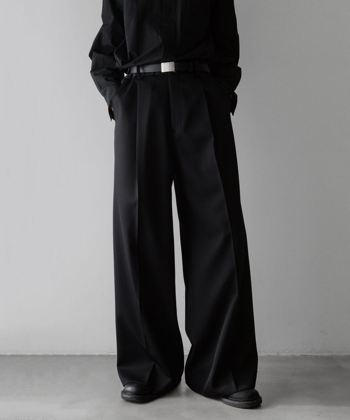 stein(シュタイン)の24SSコレクションEXTRA WIDE TROUSERS のBLACK sessionセッション福岡セレクトショップ 公式通販サイト  代替テキストを編集
