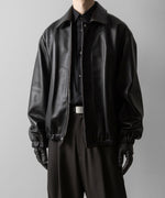 画像をギャラリービューアに読み込む, ssstein(シュタイン)のLEATHER ZIP SHORT JACKET - DARK BROWNの公式通販サイトsession福岡セレクトショップ
