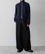 画像をギャラリービューアに読み込む, ato アトウのWOOL STAND COLLAR ZIP CARDIGAN NAVYの公式通販サイトsession福岡セレクトショップ
