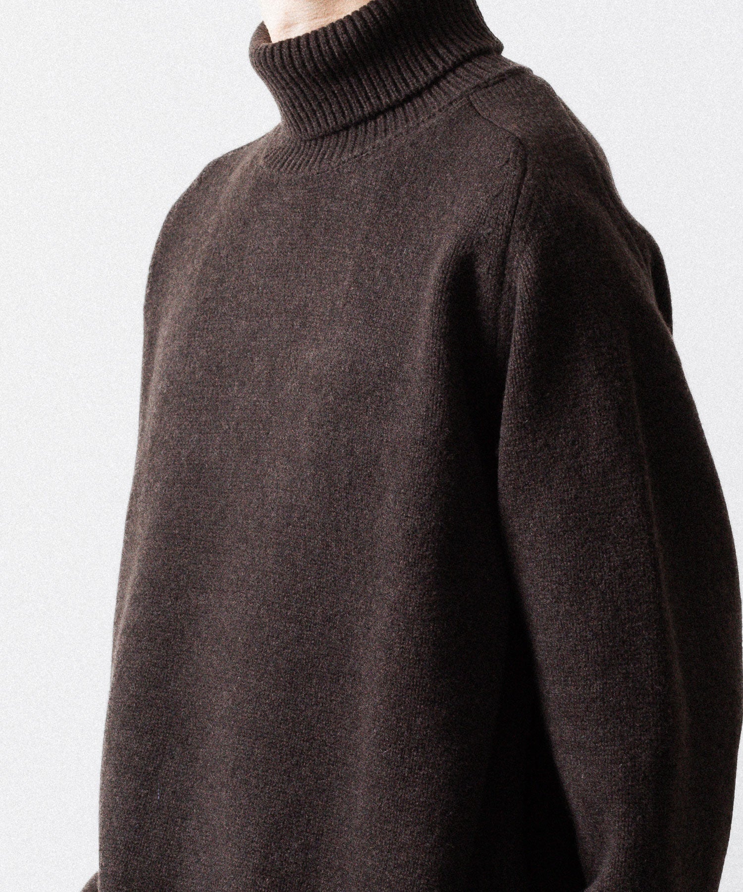 ssstein(シュタイン)のEXTRA FINE WOOL WARM KNIT TURTLE NECK LS - DARK BROWNの公式通販サイトsession福岡セレクトショップ