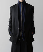 画像をギャラリービューアに読み込む, ato アトウのWOOL STAND COLLAR ZIP CARDIGAN NAVYの公式通販サイトsession福岡セレクトショップ
