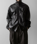 画像をギャラリービューアに読み込む, ssstein(シュタイン)のLEATHER ZIP SHORT JACKET - DARK BROWNの公式通販サイトsession福岡セレクトショップ
