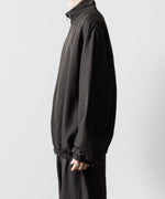 画像をギャラリービューアに読み込む, ssstein(シュタイン)のWOOL/SILK SHIRRED LIGHT ZIP JACKET - DARK CHARCOALの公式通販サイトsession福岡セレクトショップ

