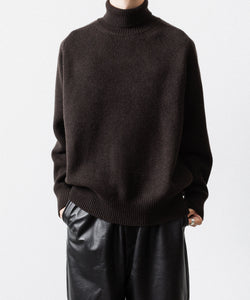 ssstein / シュタイン】EXTRA FINE WOOL WARM KNIT TURTLE NECK