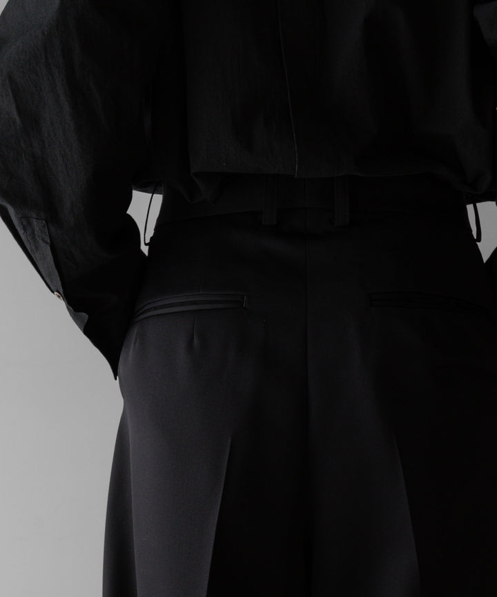 stein(シュタイン)の24SSコレクションEXTRA WIDE TROUSERS のBLACK sessionセッション福岡セレクトショップ 公式通販サイト  代替テキストを編集