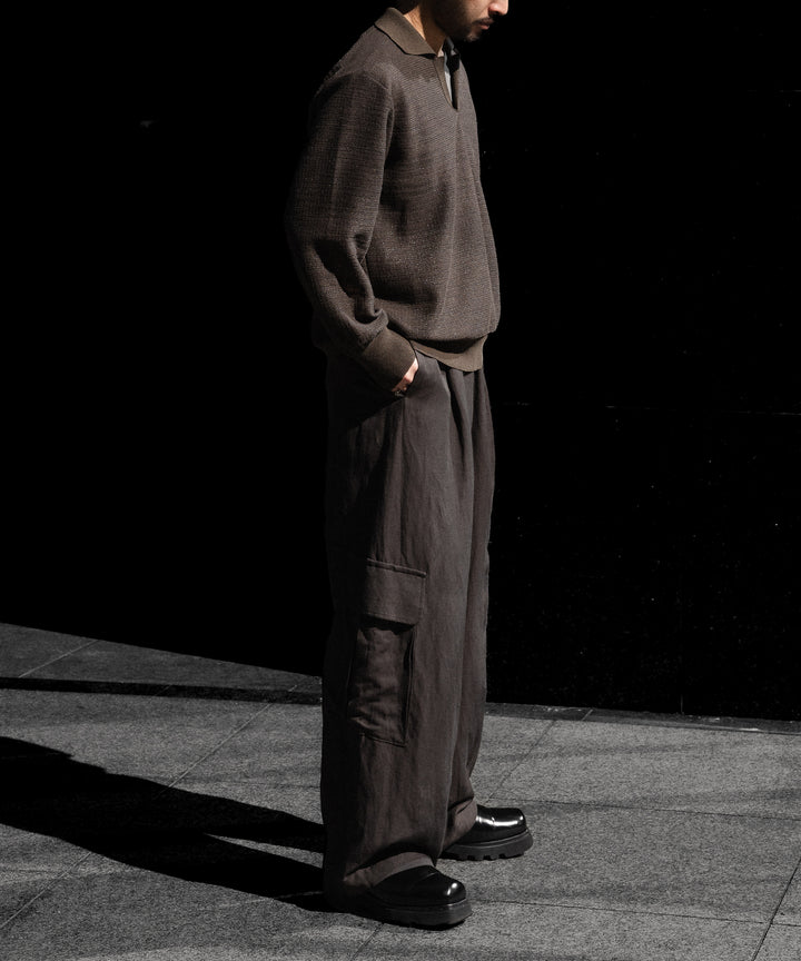 ssstein(シュタイン)のVIS/LI/RA TWILL CARGO TROUSERS - KHAKI BROWNの公式通販サイトsession福岡セレクトショップ