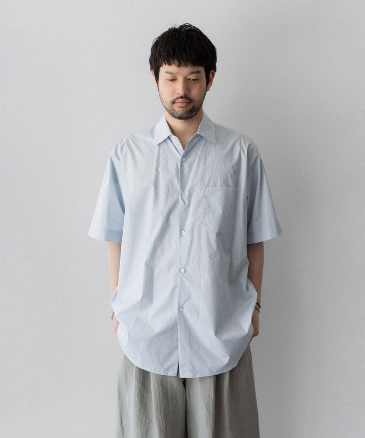 【ssstein】OVERSIZED SS SHIRT - OFF BLUE