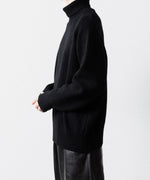 画像をギャラリービューアに読み込む, ssstein(シュタイン)のEXTRA FINE WOOL WARM KNIT TURTLE NECK LS - BLACKの公式通販サイトsession福岡セレクトショップ

