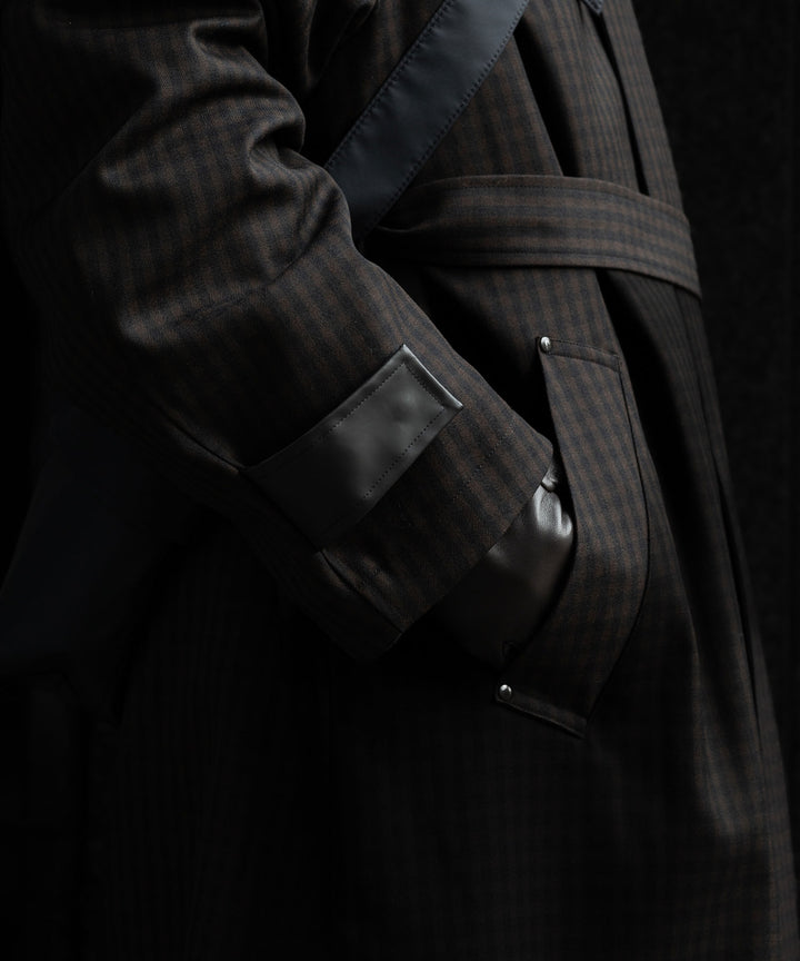 【stein】シュタイン 24SS OVERSIZED BALMACAAN COAT - GINGHAM sessionセッション福岡セレクトショップ 公式通販サイト