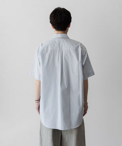 ssstein / シュタイン】OVERSIZED SS SHIRT - OFF BLUE | 公式