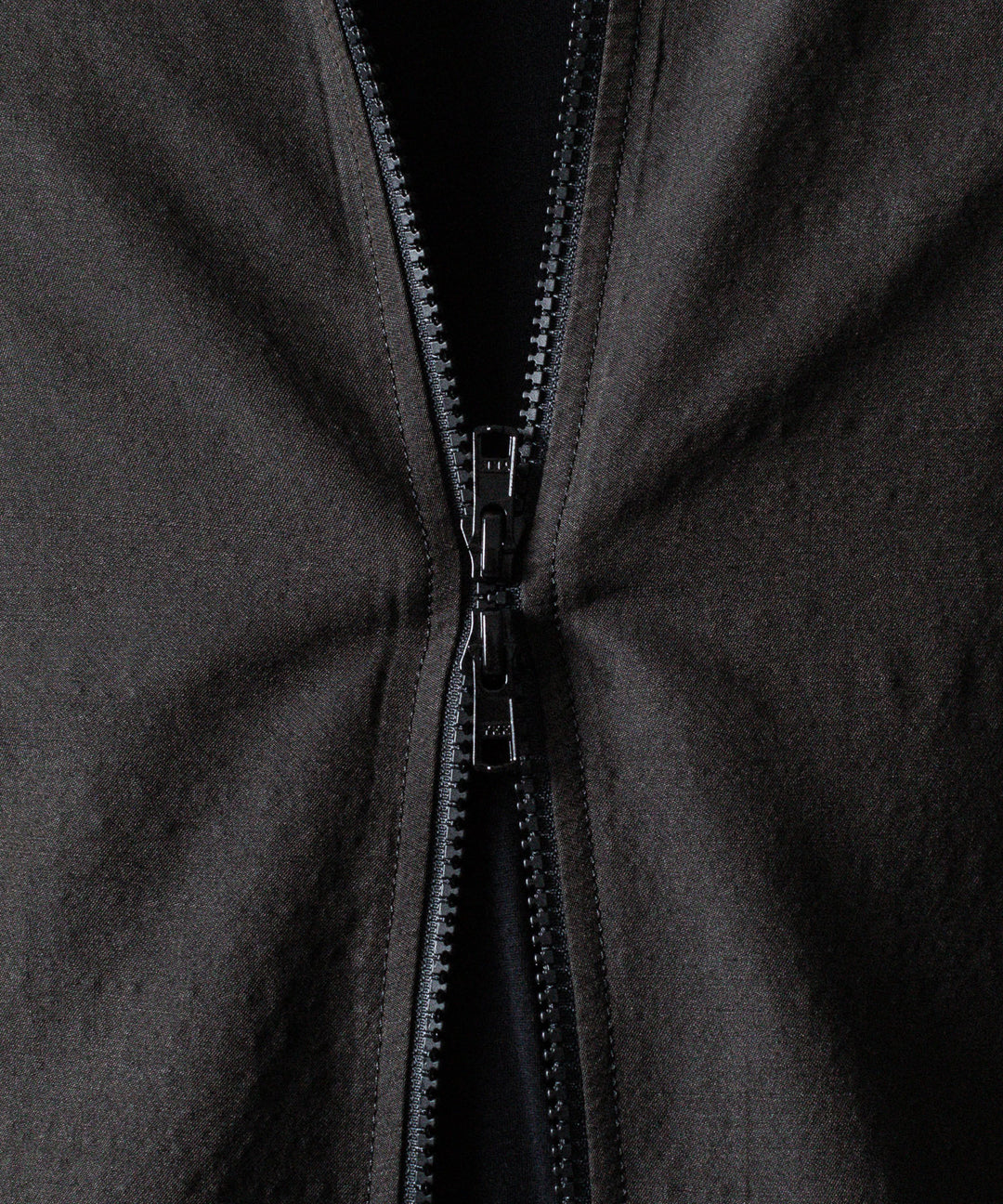 ssstein(シュタイン)のWOOL/SILK SHIRRED LIGHT ZIP JACKET - DARK CHARCOALの公式通販サイトsession福岡セレクトショップ