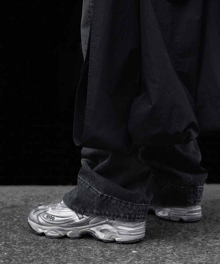 ssstein(シュタイン)のTWIST CUT DENIM JEANS - BLACKの公式通販サイトsession福岡セレクトショップ