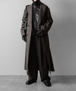 画像をギャラリービューアに読み込む, ssstein(シュタイン)のTWIST SEAM WIDE EASY TROUSERS - GREY KHAKIの公式通販サイトsession福岡セレクトショップ
