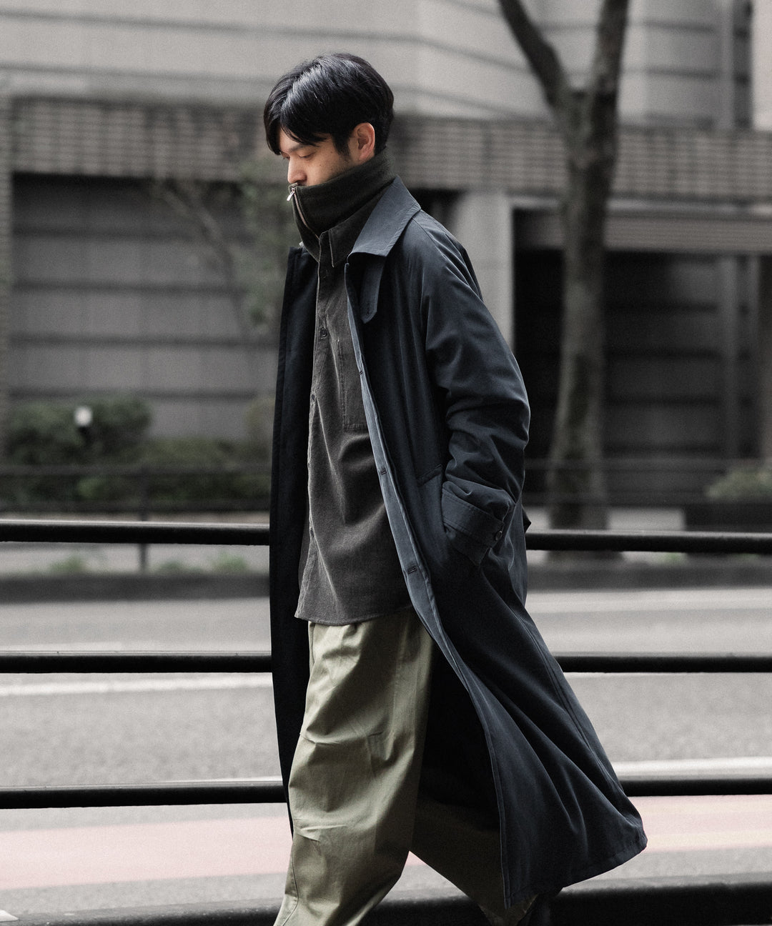 【 ATTACHMENT / EXCLUSIVE ITEM 】POLARTECフリース ネックウォーマー - D.KHAKI