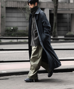 VEIN 】FIBRIL POPLIN PADDING BALMACAAN COAT - BLACK | 公式通販