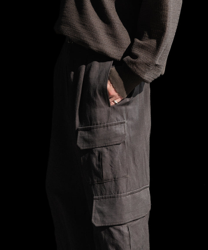 ssstein(シュタイン)のVIS/LI/RA TWILL CARGO TROUSERS - KHAKI BROWNの公式通販サイトsession福岡セレクトショップ