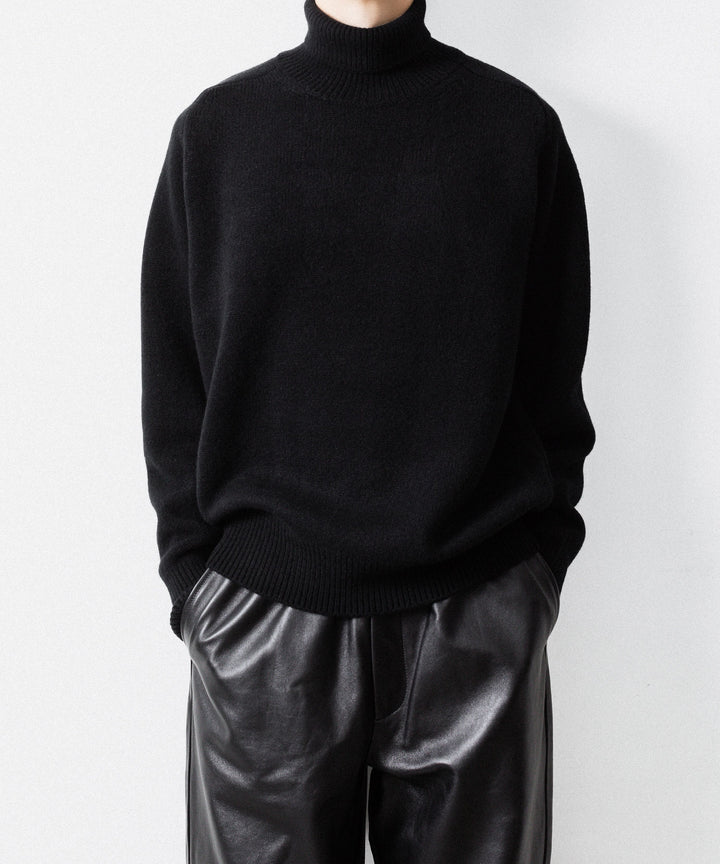 ssstein(シュタイン)のEXTRA FINE WOOL WARM KNIT TURTLE NECK LS - BLACKの公式通販サイトsession福岡セレクトショップ