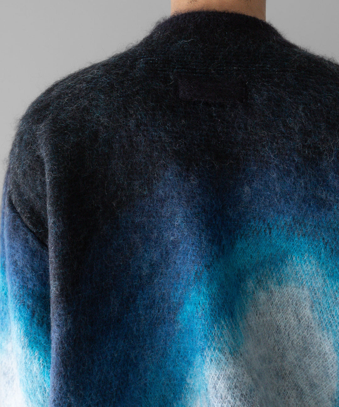 stein(シュタイン)の24SSコレクションGRADATION MOHAIR KNIT LSのBLUE BLACK GRADATION 公式通販サイトsession福岡セレクトショップ