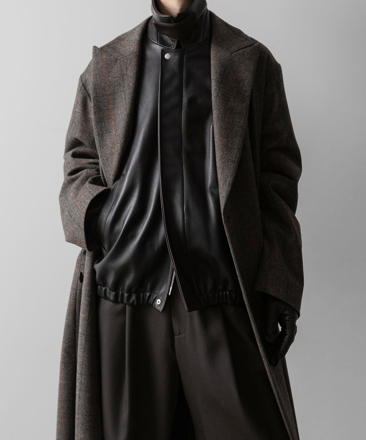 ssstein(シュタイン)のLEATHER ZIP SHORT JACKET - DARK BROWNの公式通販サイトsession福岡セレクトショップ