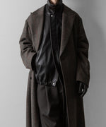 画像をギャラリービューアに読み込む, ssstein(シュタイン)のLEATHER ZIP SHORT JACKET - DARK BROWNの公式通販サイトsession福岡セレクトショップ
