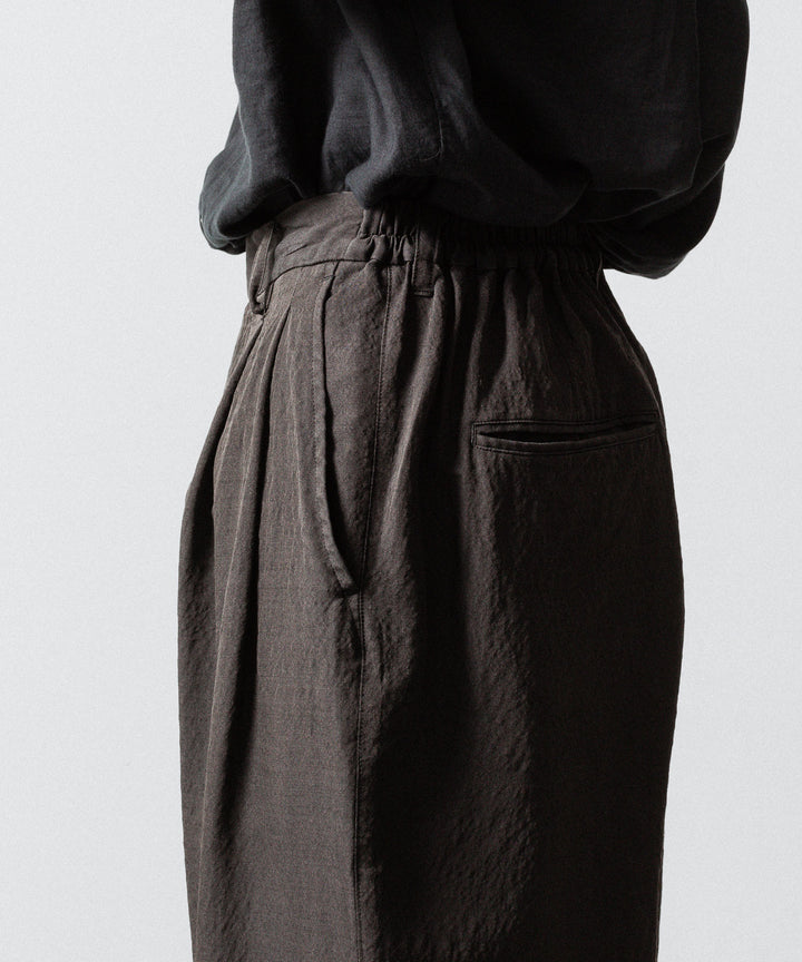ssstein(シュタイン)のWOOL/SILK WIDE EASY TROUSERS - DARK CHARCOALの公式通販サイトsession福岡セレクトショップ
