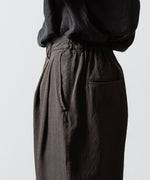 画像をギャラリービューアに読み込む, ssstein(シュタイン)のWOOL/SILK WIDE EASY TROUSERS - DARK CHARCOALの公式通販サイトsession福岡セレクトショップ
