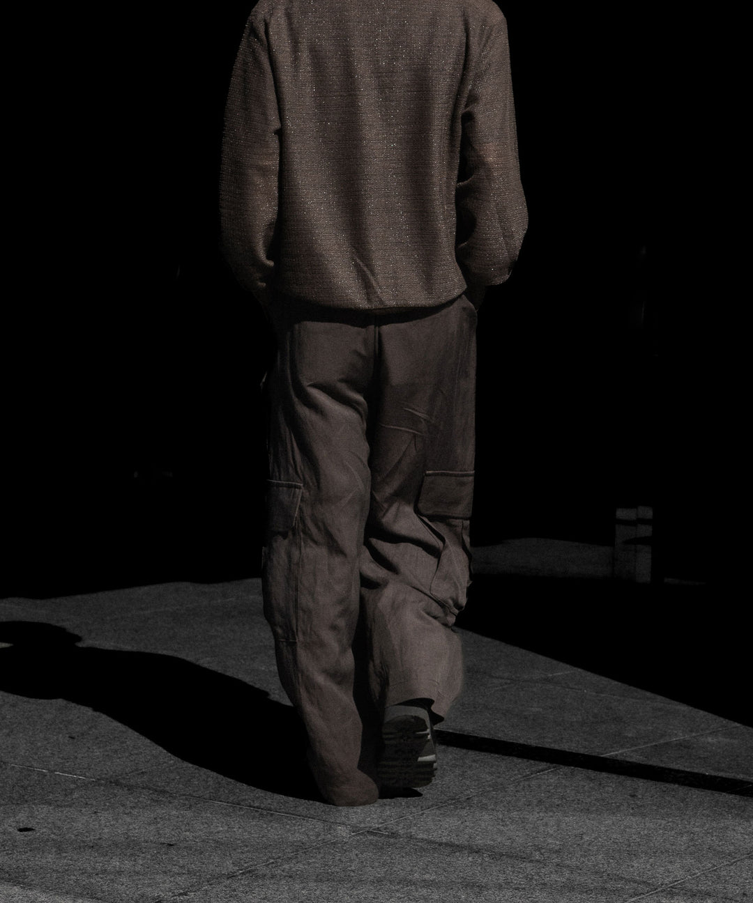 【ssstein】SLUB COTTON KNIT SKIPPER LS - KHAKI