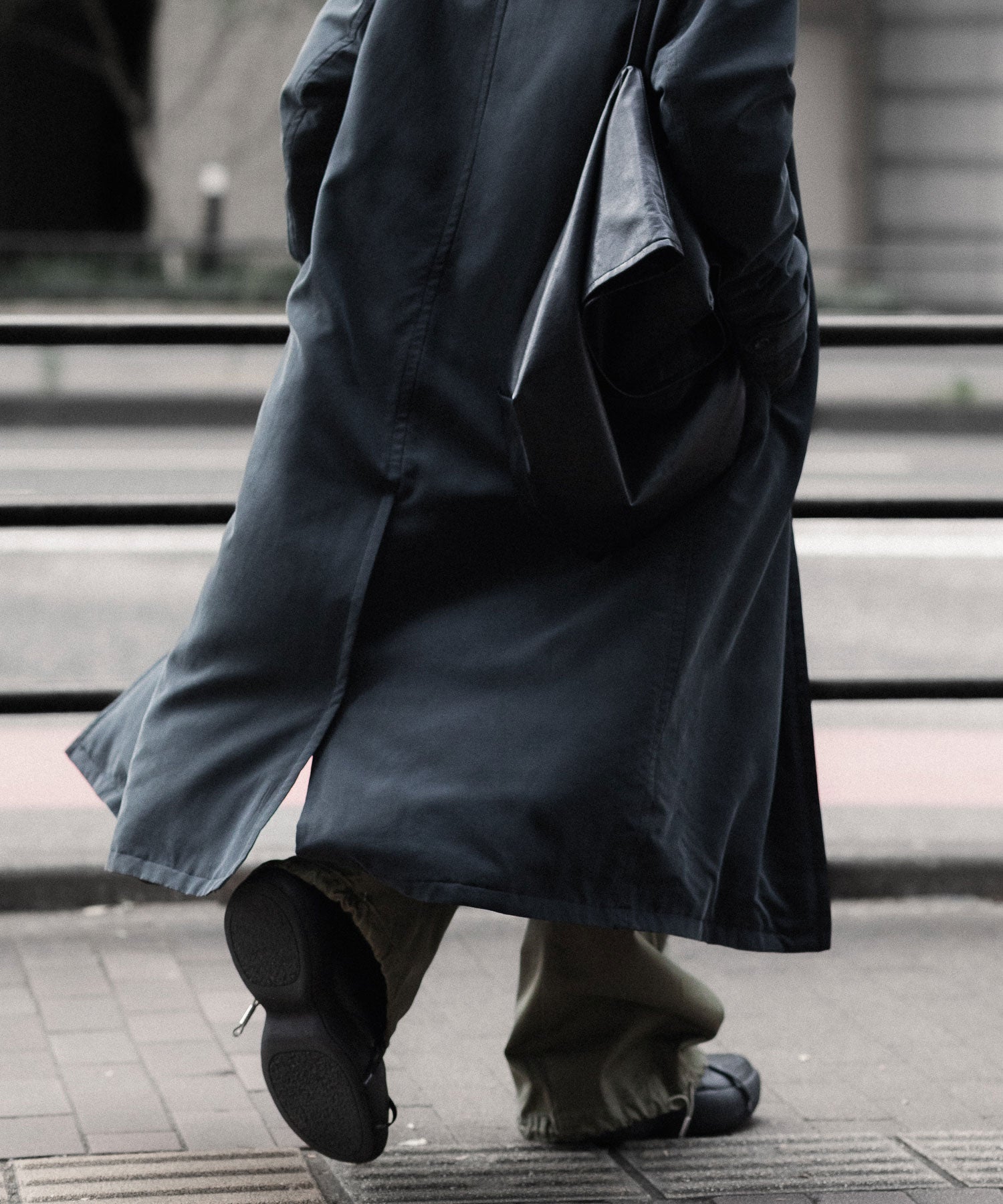 VEIN ヴェインのFIBRIL POPLIN PADDING BALMACAAN COAT - BLACKの公式通販サイトsession福岡セレクトショップ