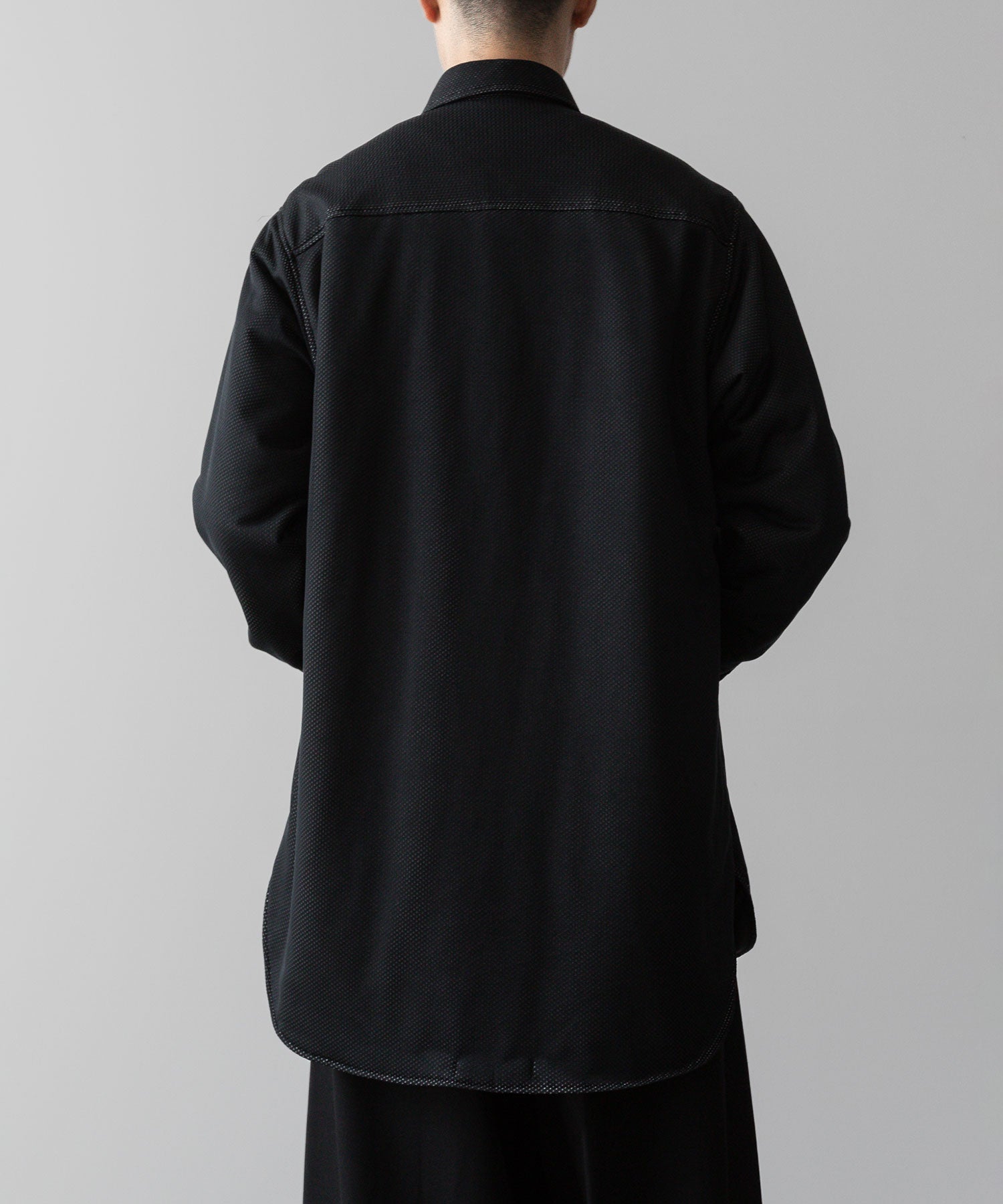 ato(アトウ)のPADDED SHIRT BLUSON - BLACKの公式通販サイトsession福岡セレクトショップ