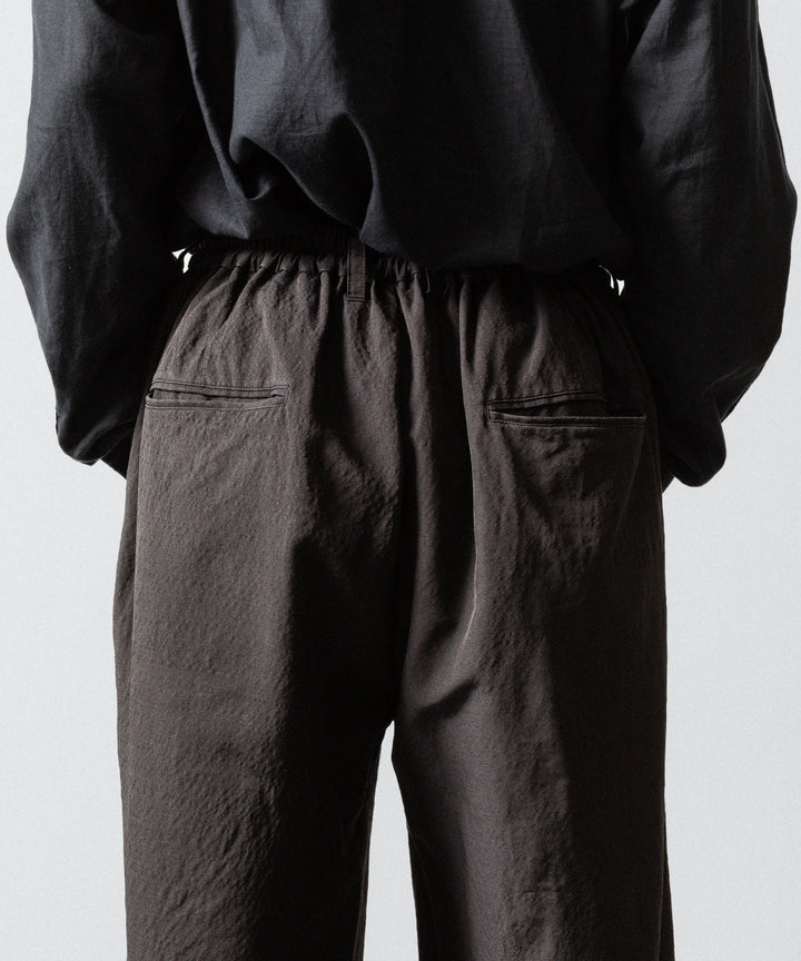 ssstein(シュタイン)のWOOL/SILK WIDE EASY TROUSERS - DARK CHARCOALの公式通販サイトsession福岡セレクトショップ