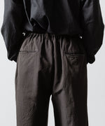 画像をギャラリービューアに読み込む, ssstein(シュタイン)のWOOL/SILK WIDE EASY TROUSERS - DARK CHARCOALの公式通販サイトsession福岡セレクトショップ
