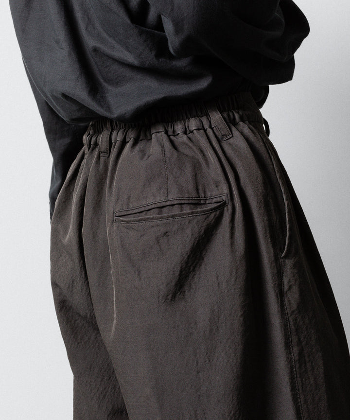 ssstein(シュタイン)のWOOL/SILK WIDE EASY TROUSERS - DARK CHARCOALの公式通販サイトsession福岡セレクトショップ