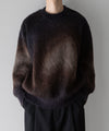 【stein】GRADATION MOHAIR KNIT LS - CAMEL NAVY GRADATION