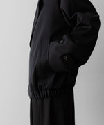 画像をギャラリービューアに読み込む, ssstein(シュタイン)のW/SI SATIN OVERSIZED DOUBLE BREAST BLOUSON - BLACKの公式通販サイトsession福岡セレクトショップ
