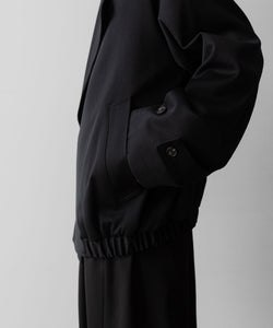 ssstein(シュタイン)のW/SI SATIN OVERSIZED DOUBLE BREAST BLOUSON - BLACKの公式通販サイトsession福岡セレクトショップ