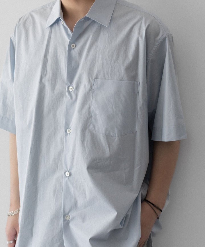 【ssstein】OVERSIZED SS SHIRT - OFF BLUE