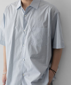 ssstein / シュタイン】OVERSIZED SS SHIRT - OFF BLUE | 公式通販