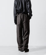 画像をギャラリービューアに読み込む, ssstein(シュタイン)のWOOL/SILK WIDE EASY TROUSERS - DARK CHARCOALの公式通販サイトsession福岡セレクトショップ
