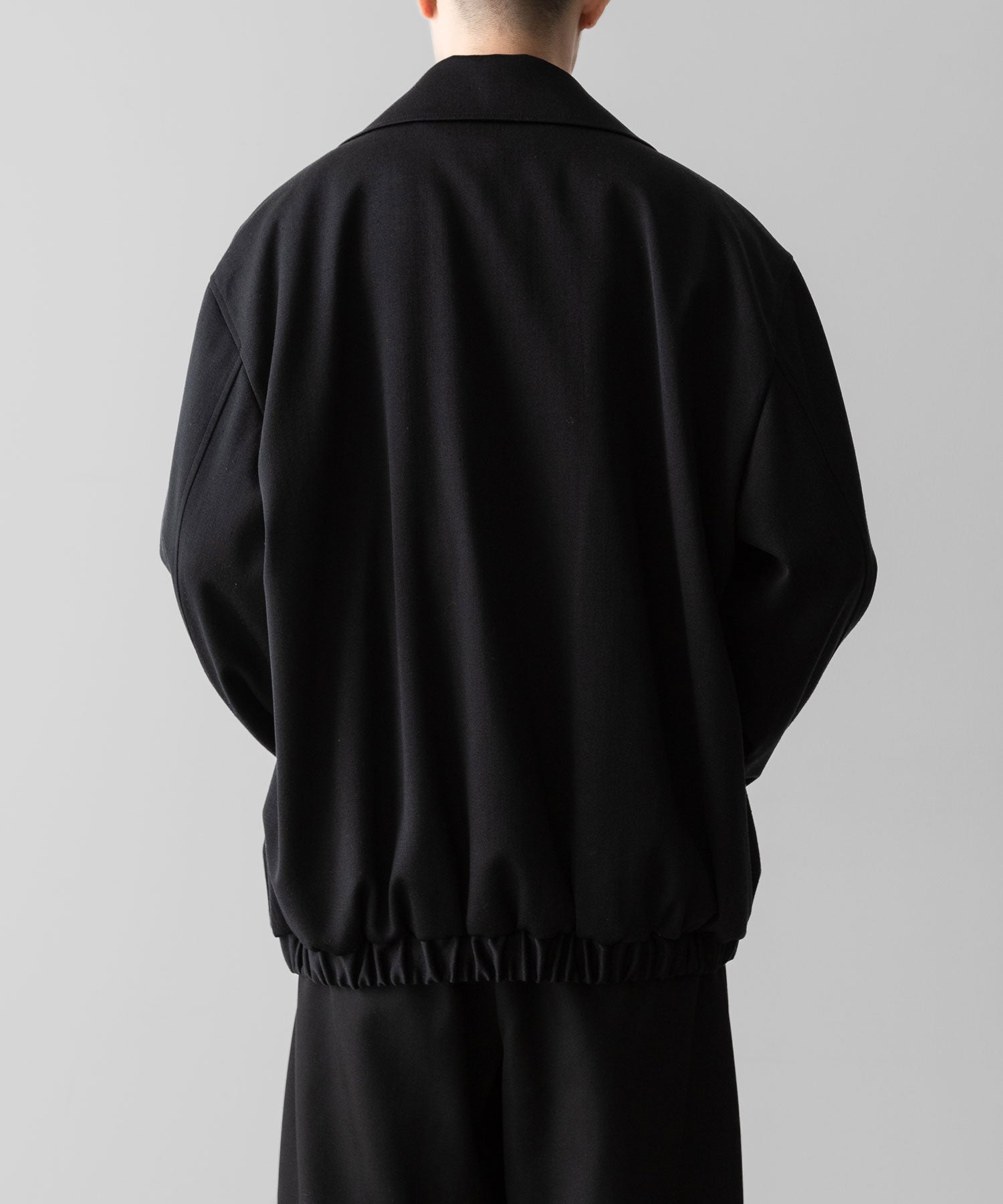 ssstein(シュタイン)のW/SI SATIN OVERSIZED DOUBLE BREAST BLOUSON - BLACKの公式通販サイトsession福岡セレクトショップ