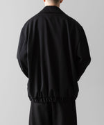 画像をギャラリービューアに読み込む, ssstein(シュタイン)のW/SI SATIN OVERSIZED DOUBLE BREAST BLOUSON - BLACKの公式通販サイトsession福岡セレクトショップ
