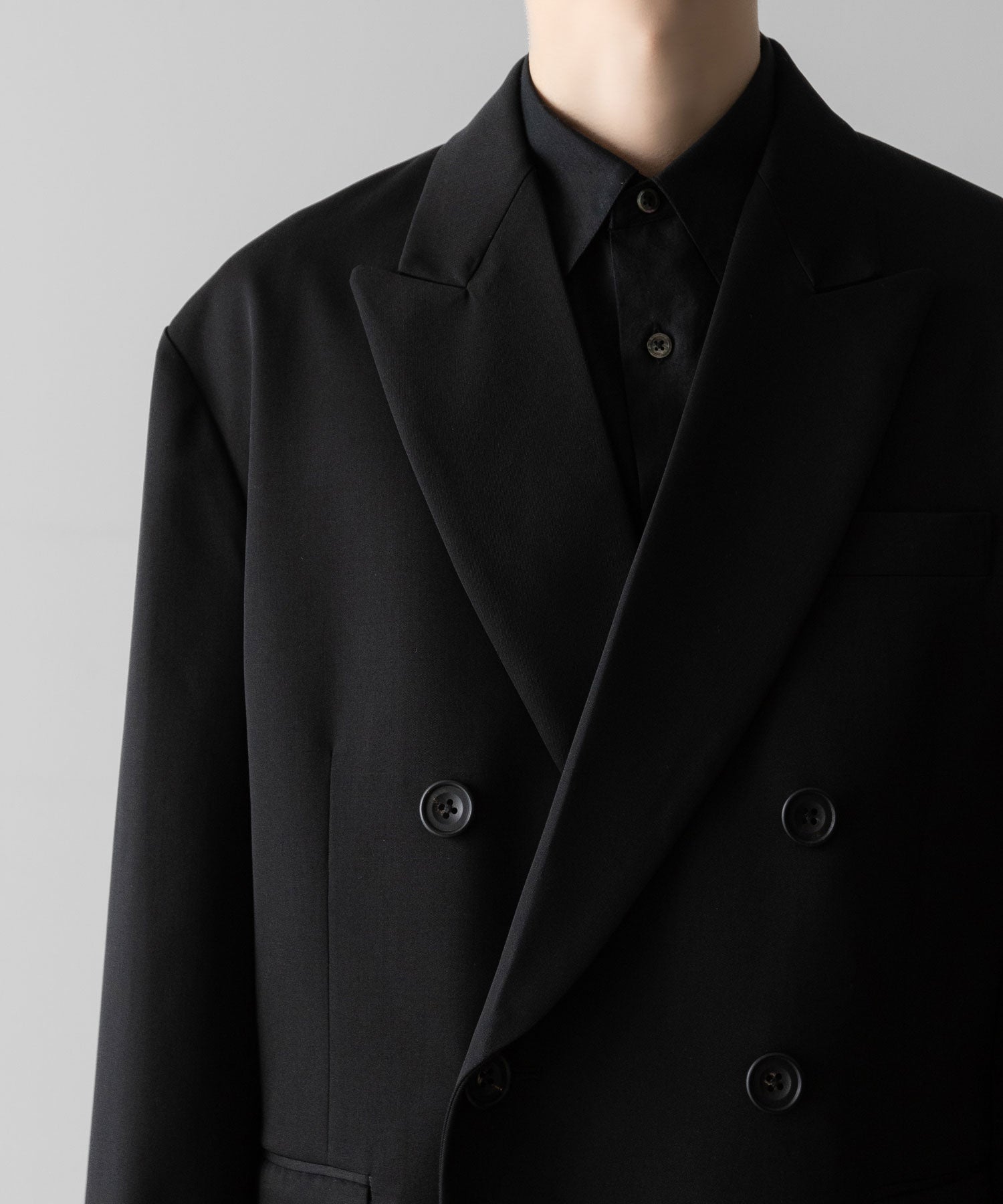 ssstein(シュタイン)のOVERSIZED DOUBLE BREASTED JACKET - BLACKの公式通販サイトsession福岡セレクトショップ