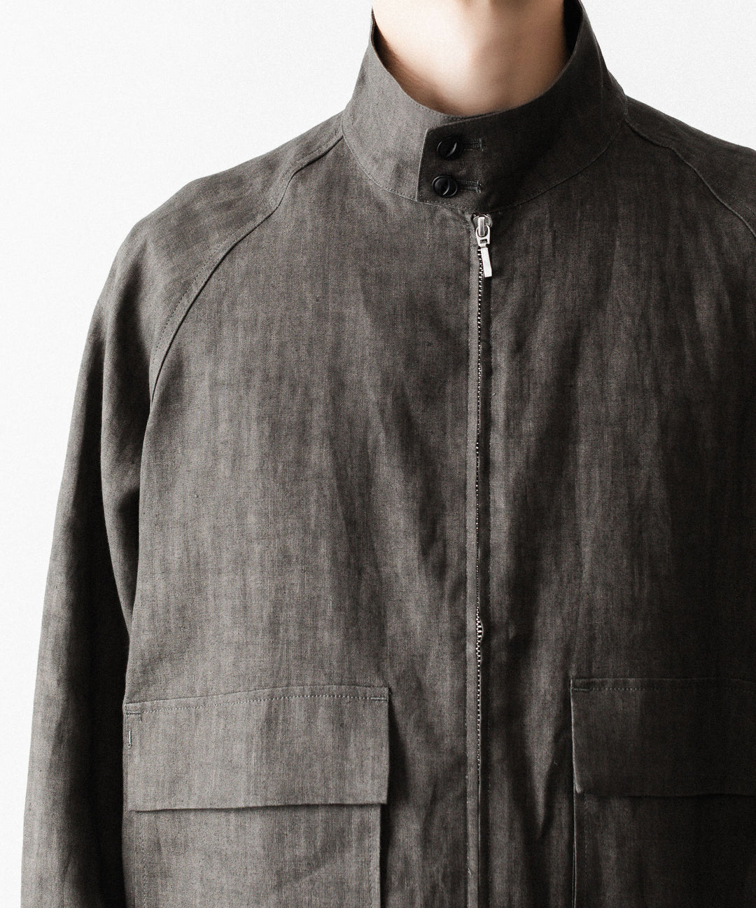 nakedgauge(ネイキッドゲージ)のSUMI LINEN N48 BLOUSON - CHARCOAL GRAYの公式通販サイトsession福岡セレクトショップ