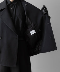 ssstein(シュタイン)のW/SI SATIN OVERSIZED DOUBLE BREAST BLOUSON - BLACKの公式通販サイトsession福岡セレクトショップ