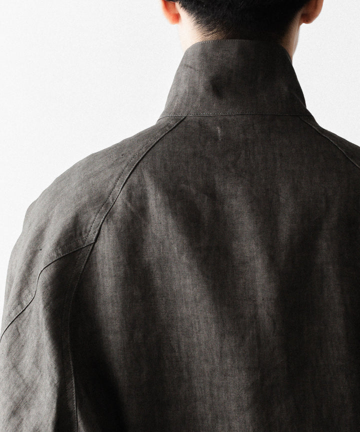 nakedgauge(ネイキッドゲージ)のSUMI LINEN N48 BLOUSON - CHARCOAL GRAYの公式通販サイトsession福岡セレクトショップ