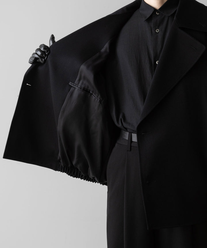 ssstein(シュタイン)のW/SI SATIN OVERSIZED DOUBLE BREAST BLOUSON - BLACKの公式通販サイトsession福岡セレクトショップ
