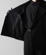 画像をギャラリービューアに読み込む, ssstein(シュタイン)のW/SI SATIN OVERSIZED DOUBLE BREAST BLOUSON - BLACKの公式通販サイトsession福岡セレクトショップ
