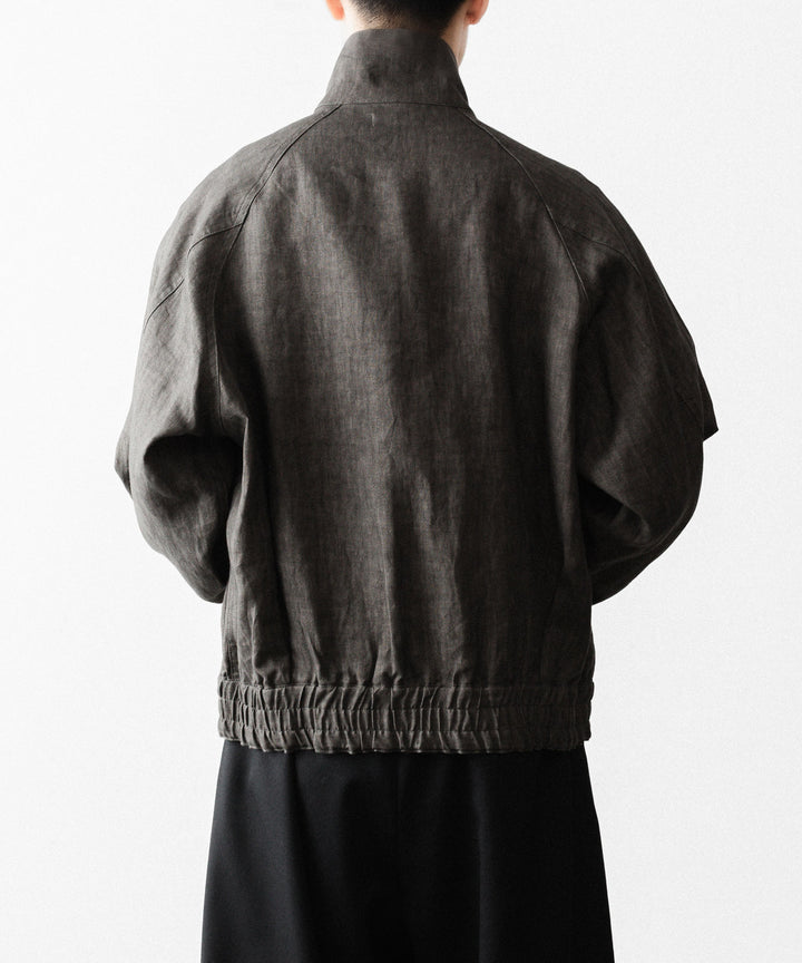 nakedgauge(ネイキッドゲージ)のSUMI LINEN N48 BLOUSON - CHARCOAL GRAYの公式通販サイトsession福岡セレクトショップ