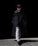 画像をギャラリービューアに読み込む, ssstein(シュタイン)のWOOL FLANNEL OVERSIZED DOUBLE BREASTED COAT - BLACKの公式通販サイトsession福岡セレクトショップ
